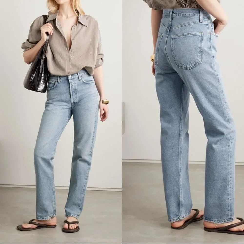 AGOLDE 9OS PINCH WAIST JEAN - FORCE light wash